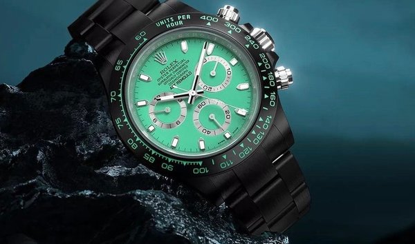 AET REMOULD Rolex Daytona BISCAY GREEN BLACK CERAMIC (Retail: US$65,900) (12626353)