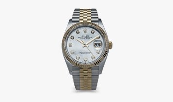 Rolex Datejust 41 126333-0018 in Oystersteel and Yellow Gold with Diamond Set Mother-Of-Pearl Dial