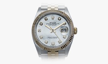 Rolex Datejust 41 126333-0018 in Oystersteel and Yellow Gold with Diamond Set Mother-Of-Pearl Dial