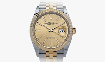 Rolex Datejust 36 126233-0015 Oyster Perpetual Two-Tone in Oystersteel and Yellow Gold