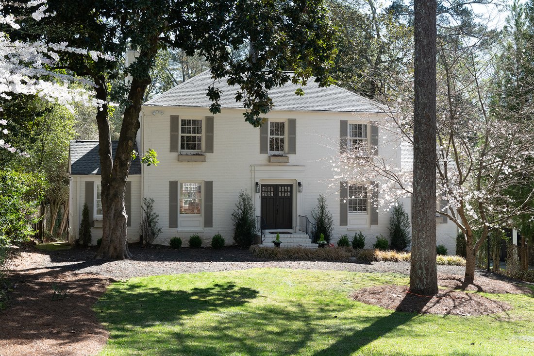 Classic All Brick Tuxedo Park Home On A Deep In Atlanta,