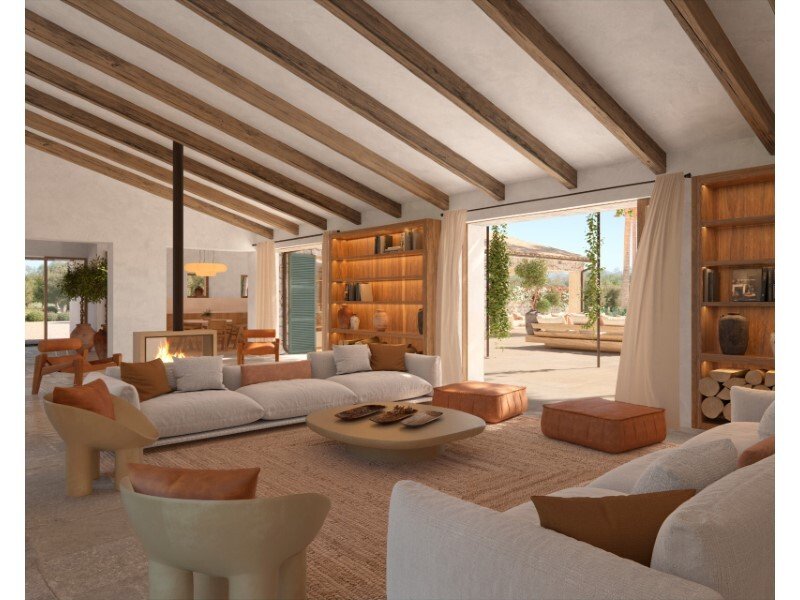 Country House Project With Swimming Pool In Binissalem, Balearic