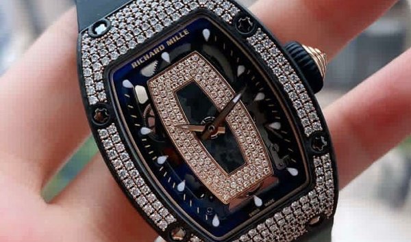 2019 Paper Richard Mille RM 07-01 NTPT Rose Gold Diamonds Ladies Watch (12636018)