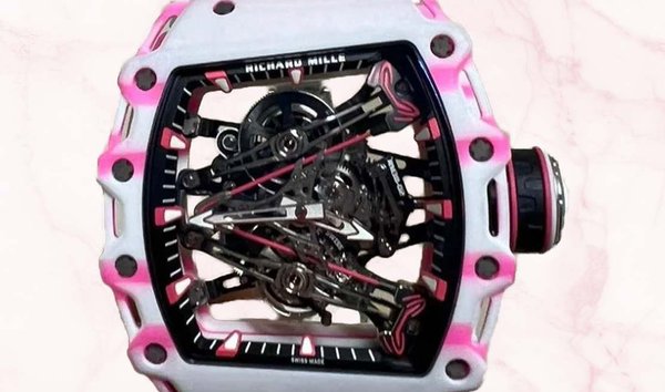 Richard Mille RM 38-02 Tourbillon Bubba Watson White/Pink Carbon (12272117)