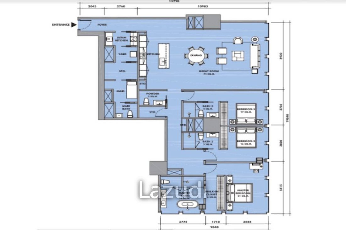 Apartment in Bangkok, Krung Thep Maha Nakhon, Thailand 5 - 12635535