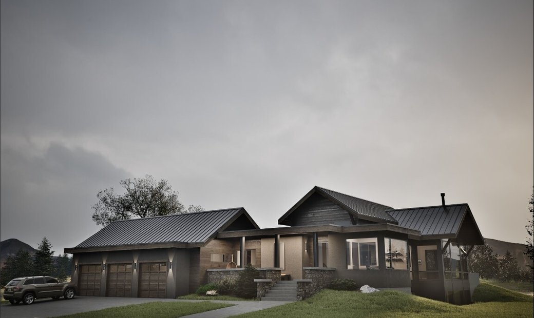 Modern Home With River Access In Missoula, Montana, United States For