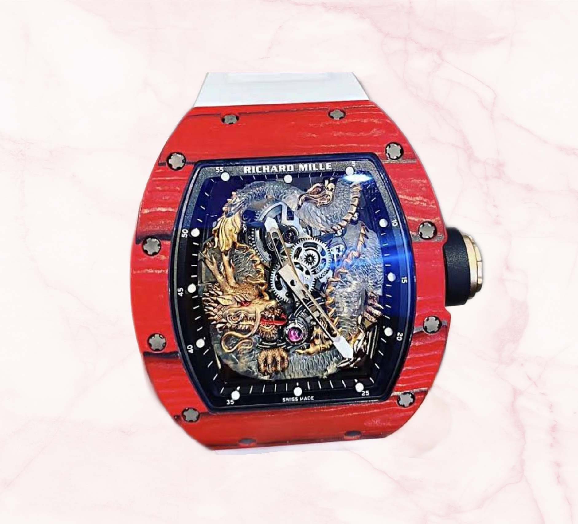 Richard Mille Rm 57 03 Tourbillon Red Carbon In London, England, United ...