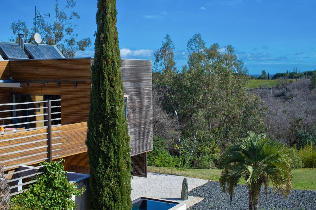 Architect Designed House With Swimming In Palau Del Vidre, Occitanie