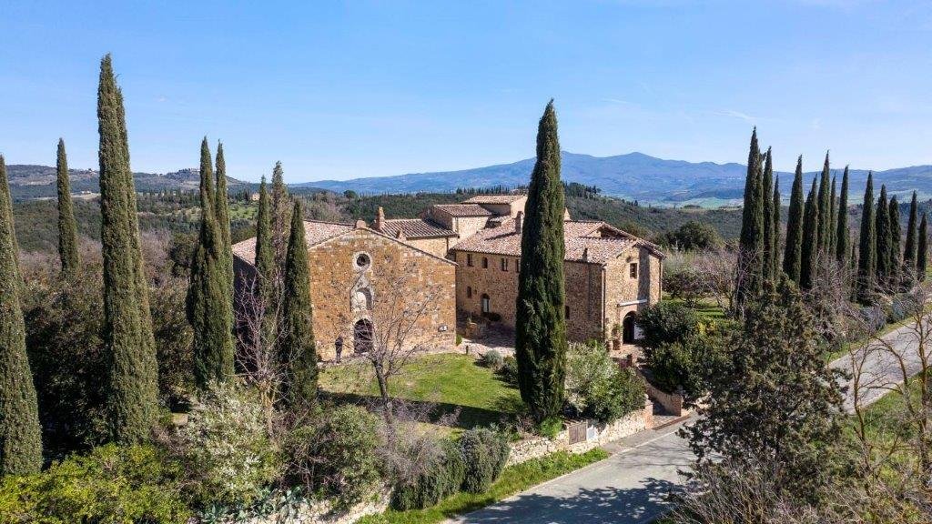 An Ancient Property With A Church In Glorious, In Montalcino, Tuscany