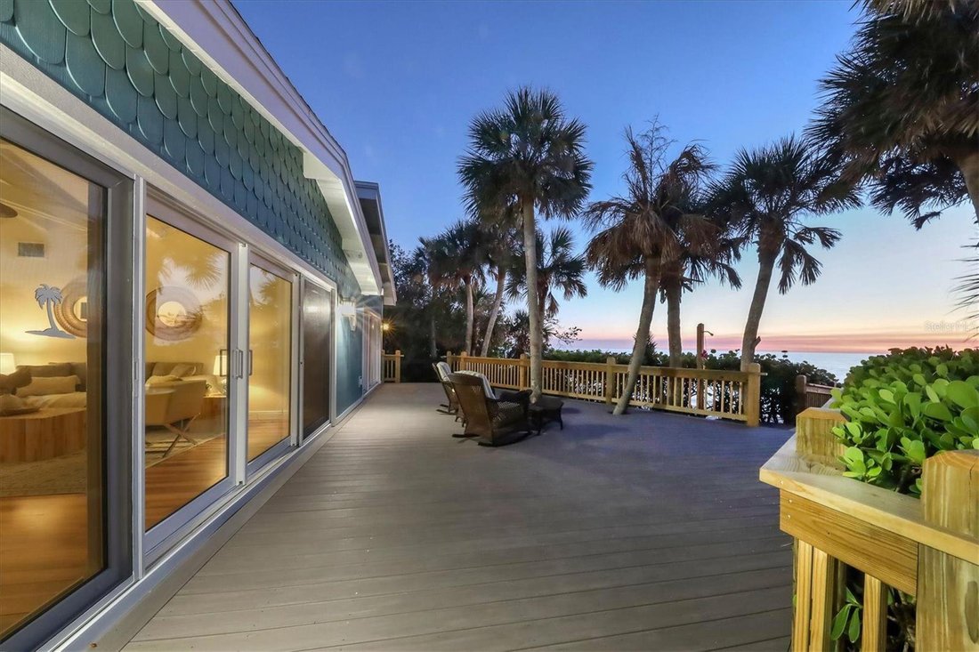 A True Slice Of Old Florida On The Beach In Englewood, Florida, United