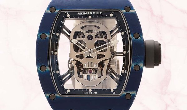Richard Mille RM 52-01 Skull Blue Carbon (12272309)