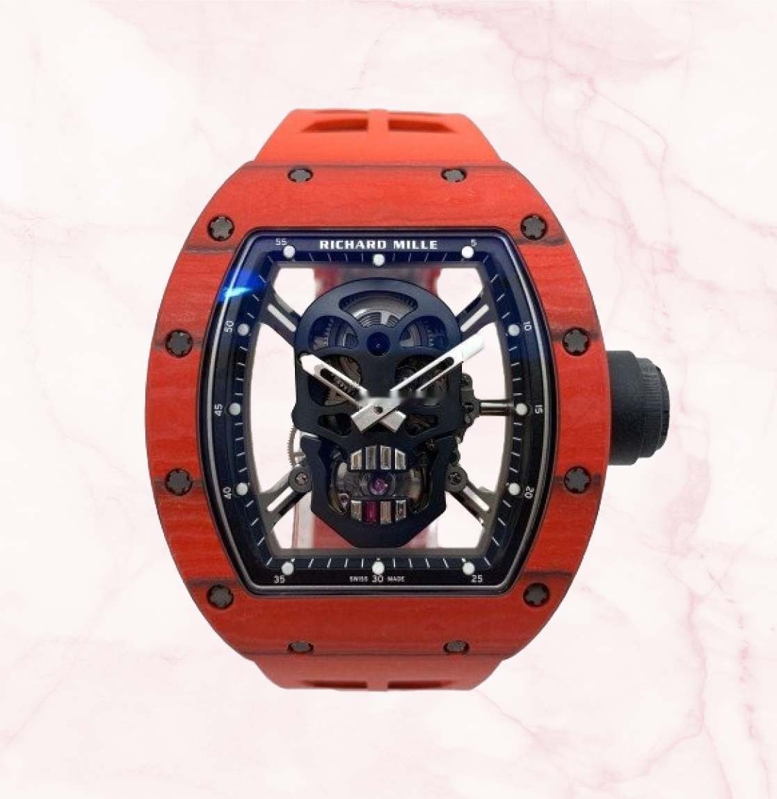 Richard Mille Rm 01 Skull Red Carbon In London, England, United Kingdom For Sale (12272310)