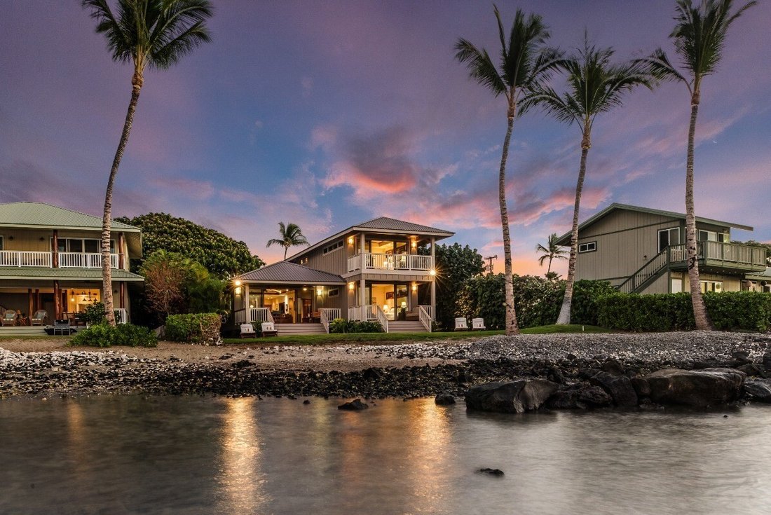 Oceanfront Kohala Coast Home In Waimea, Hawaii, United States For Sale