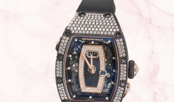 Richard Mille RM 037 Black Carbon Diamond Set Ladies (12271871)