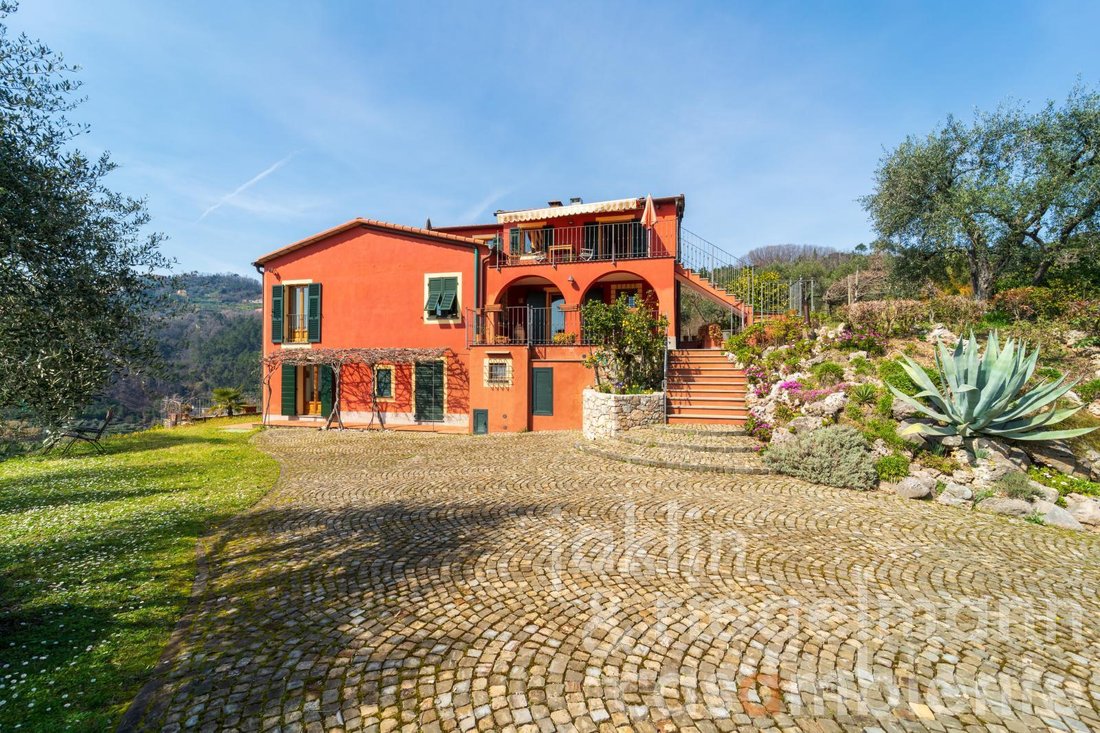 Villa Above La Spezia With Stunning Views Of The In La Spezia, Liguria