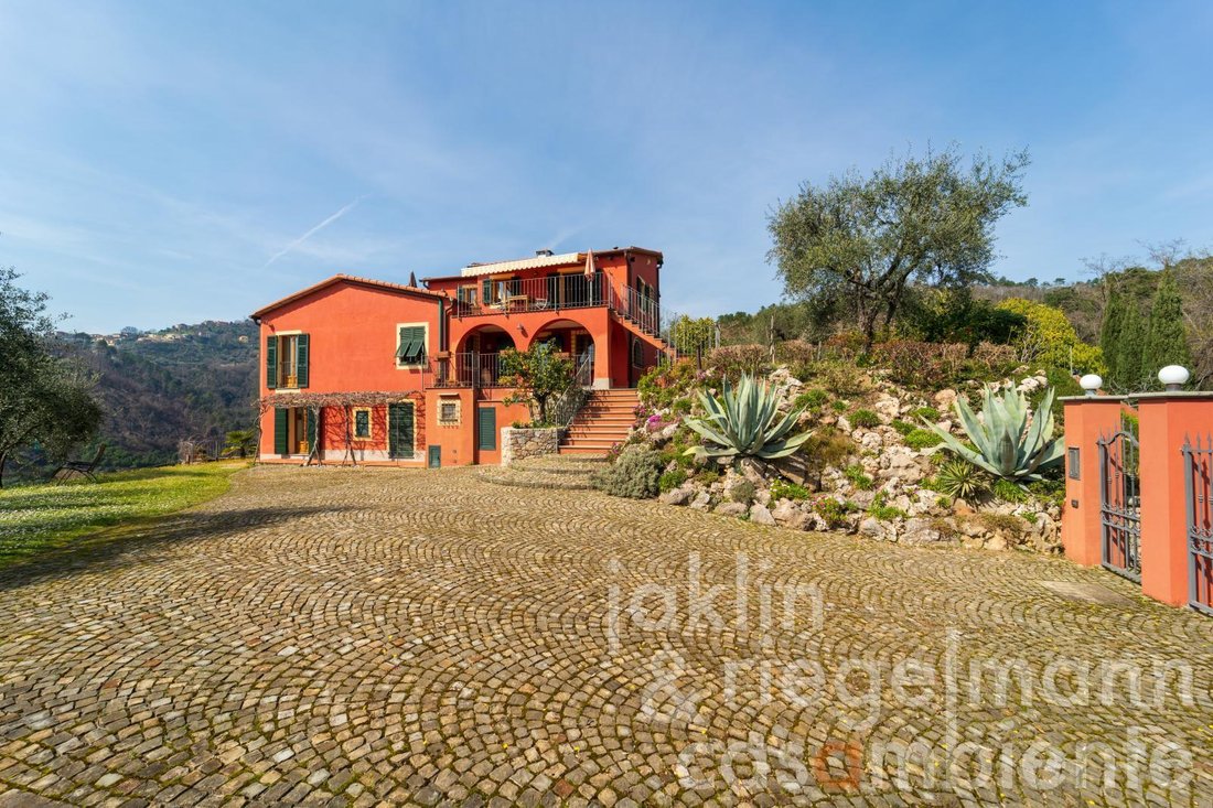 Villa Above La Spezia With Stunning Views Of The In La Spezia, Liguria