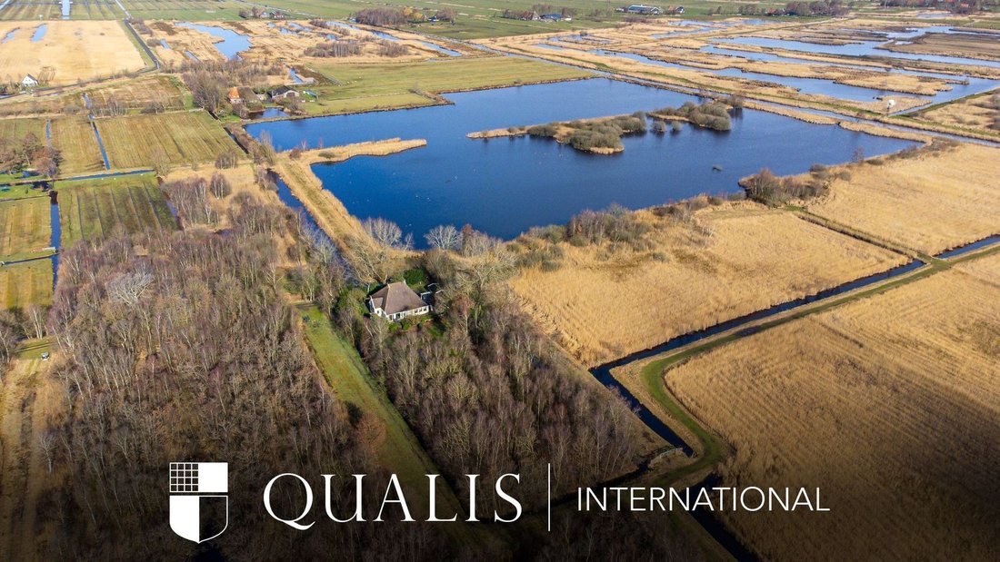 Beautiful Farmhouse Located On 1.7 Ha Of In Earnewâld, Friesland