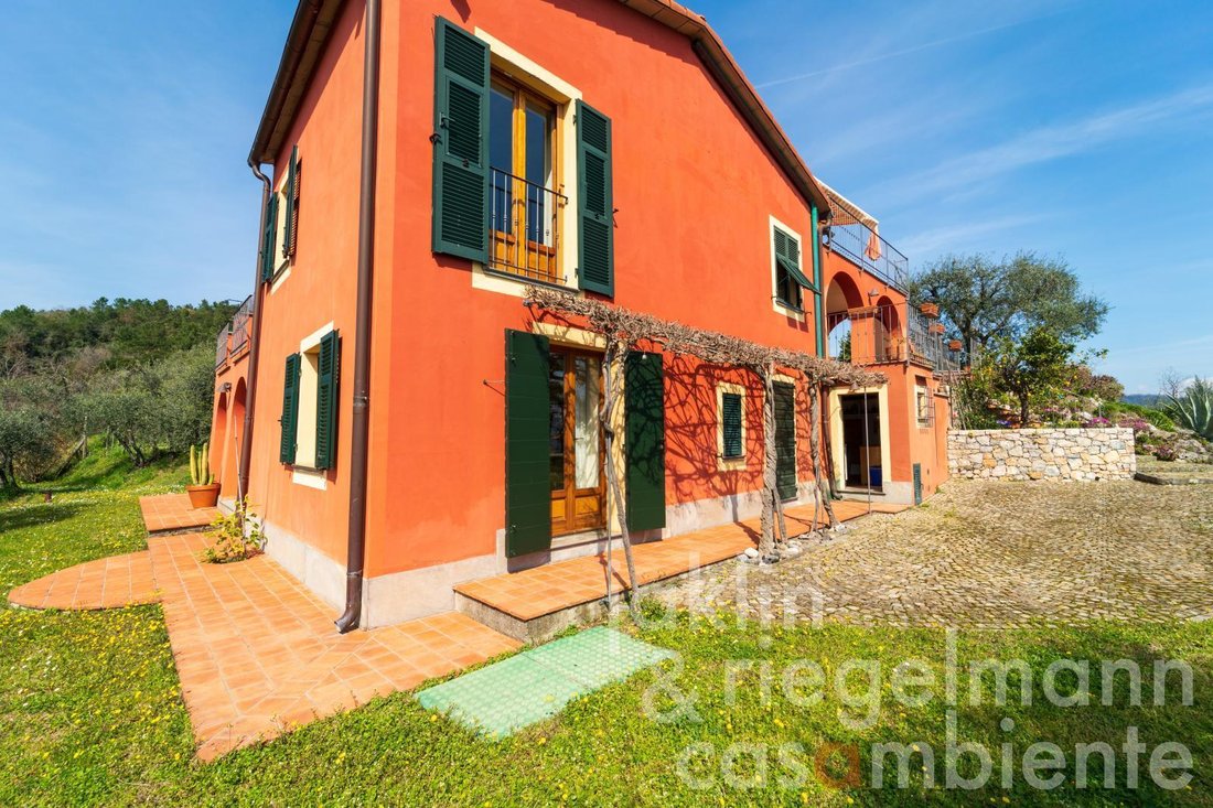 Villa Above La Spezia With Stunning Views Of The In La Spezia, Liguria