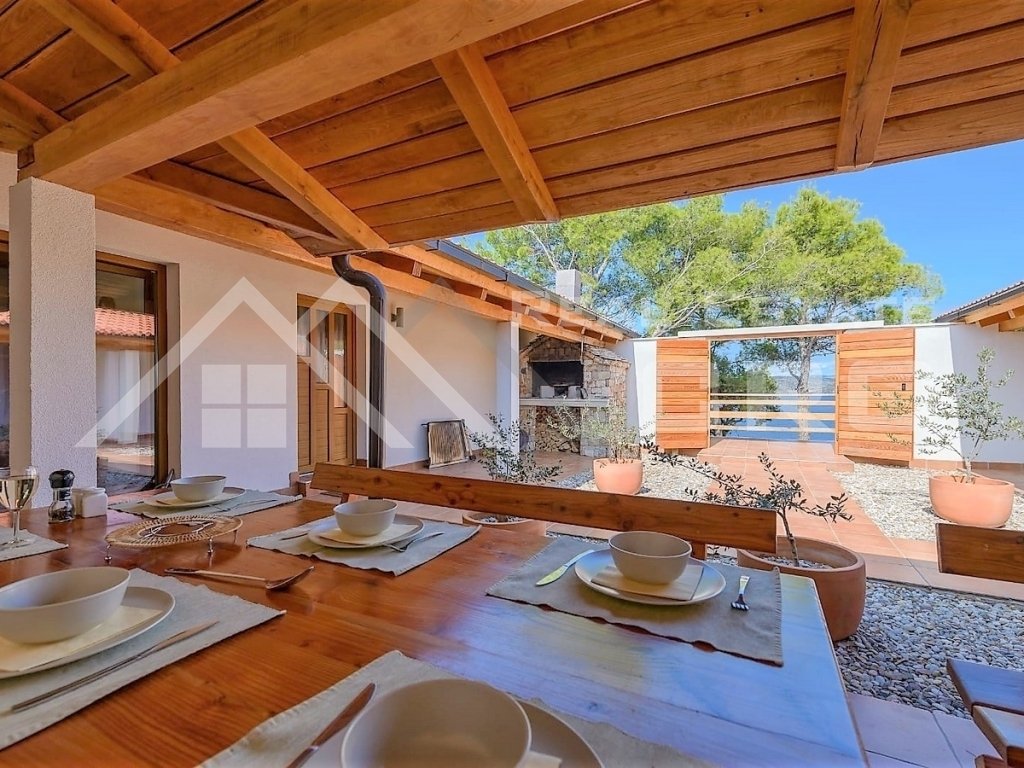 House On A Spacious Plot, Above In Drvenik Veli, Split Dalmatia County