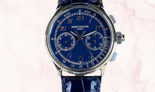 Patek Philippe Grand Complications 5370P-011 Split-Seconds Chronograph Platinum Blue Enamel Dial (12271985)