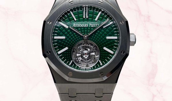 Audemars Piguet Royal Oak Selfwinding Flying Tourbillon Green Dial 26534TI (12680303)