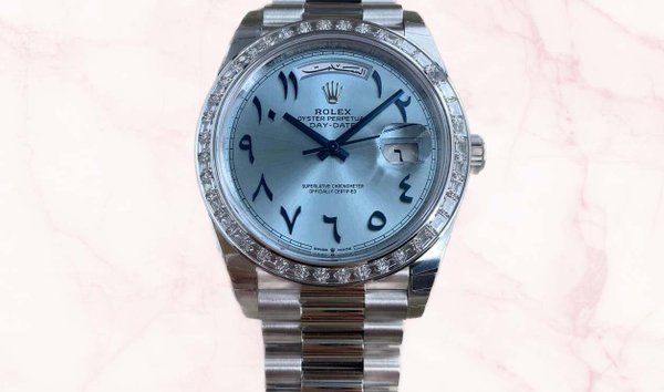 Rolex Day-Date Diamond Dial Arabic Bezel 228396TBR (12680320)
