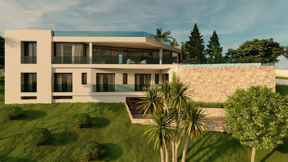 New Build Sea View Villa For Sale In Costa D'en Blanes, Balearic