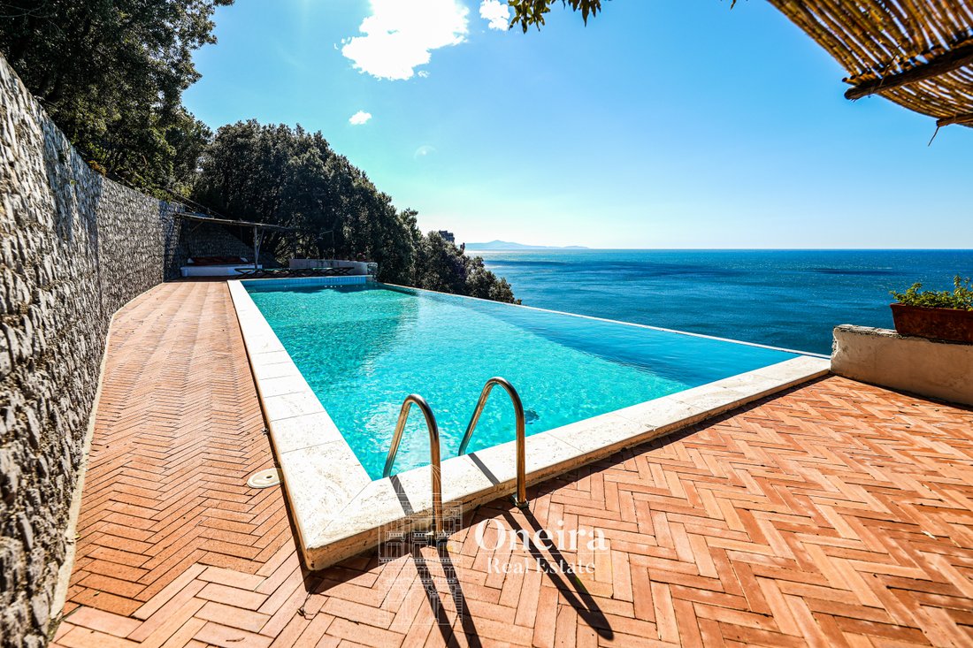 Enchanting Panoramic Villa Nestled On The Amalfi In Maiori, Campania