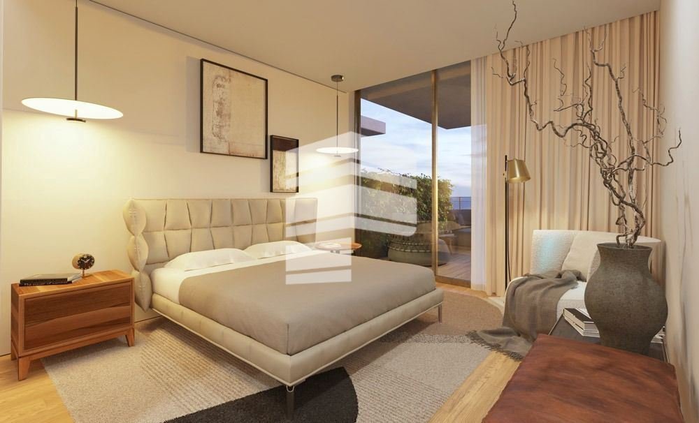 Luxury Apartment Madeira Floating Bedroom Design photo