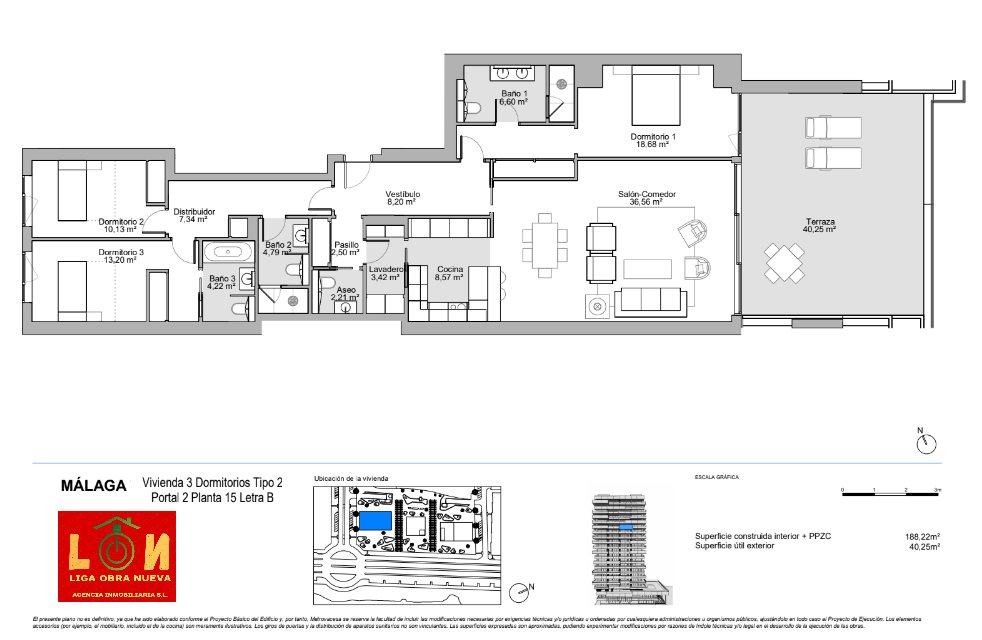 3 Bedroom Apartment With A Perfect Layout On The 1st Line In In Málaga