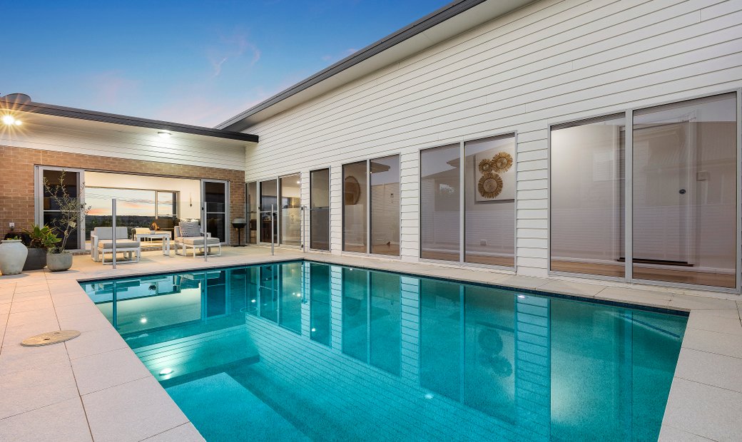 Lake Views Frame This Modern In Speers Point, New South Wales