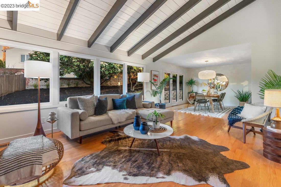 Mid Century Modern Home On The Hills In El Cerrito, California, United