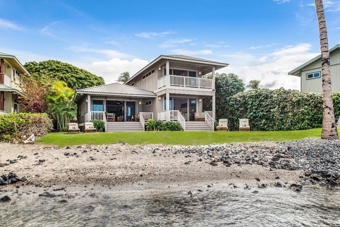 Oceanfront Kohala Coast Home In Waimea, Hawaii, United States For Sale