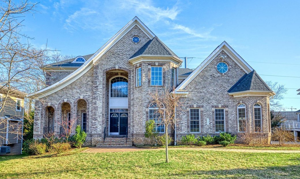 Contemporary All Brick Open Plan Home In Pimmit Hills, Virginia, United