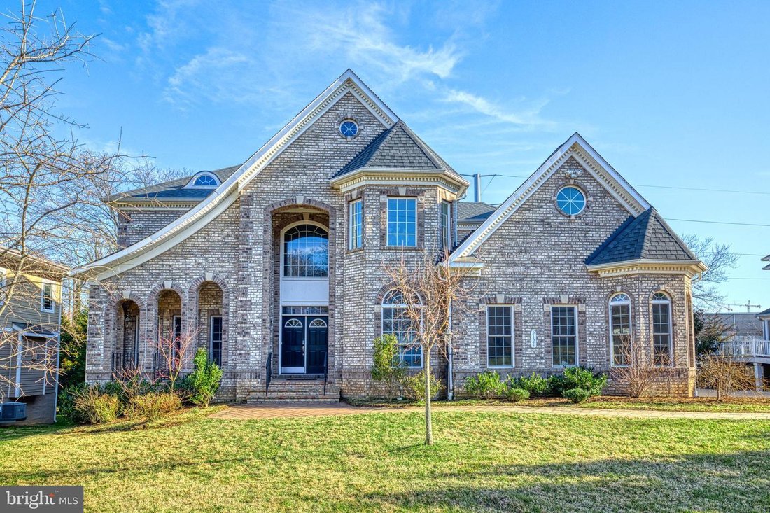 Contemporary All Brick Open Plan Home In Pimmit Hills, Virginia, United