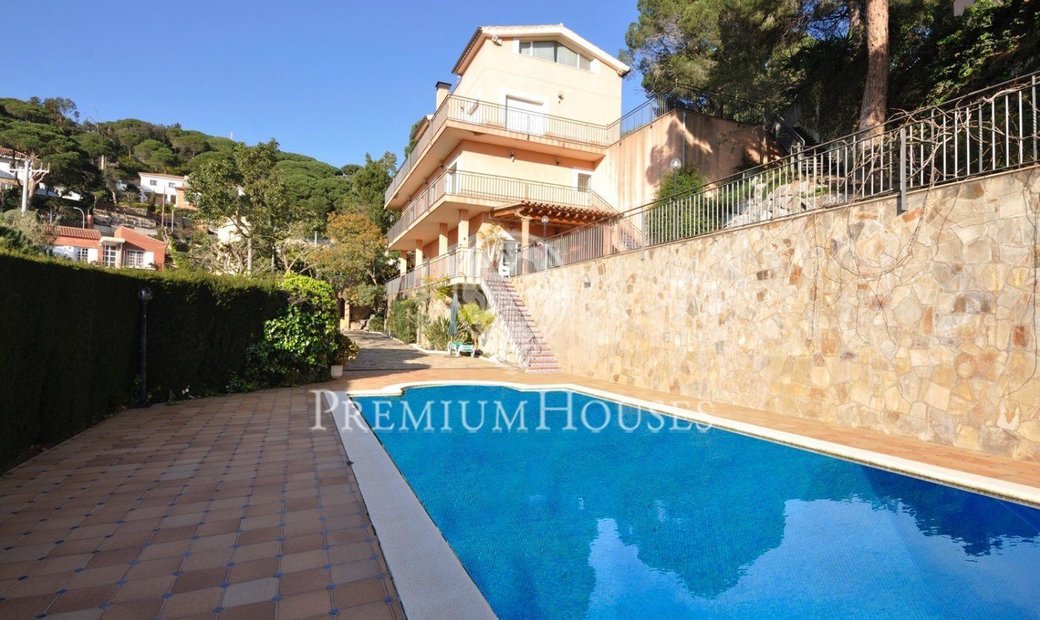 House For Sale With Views And Pool In Mataró In Barcelona, Catalonia