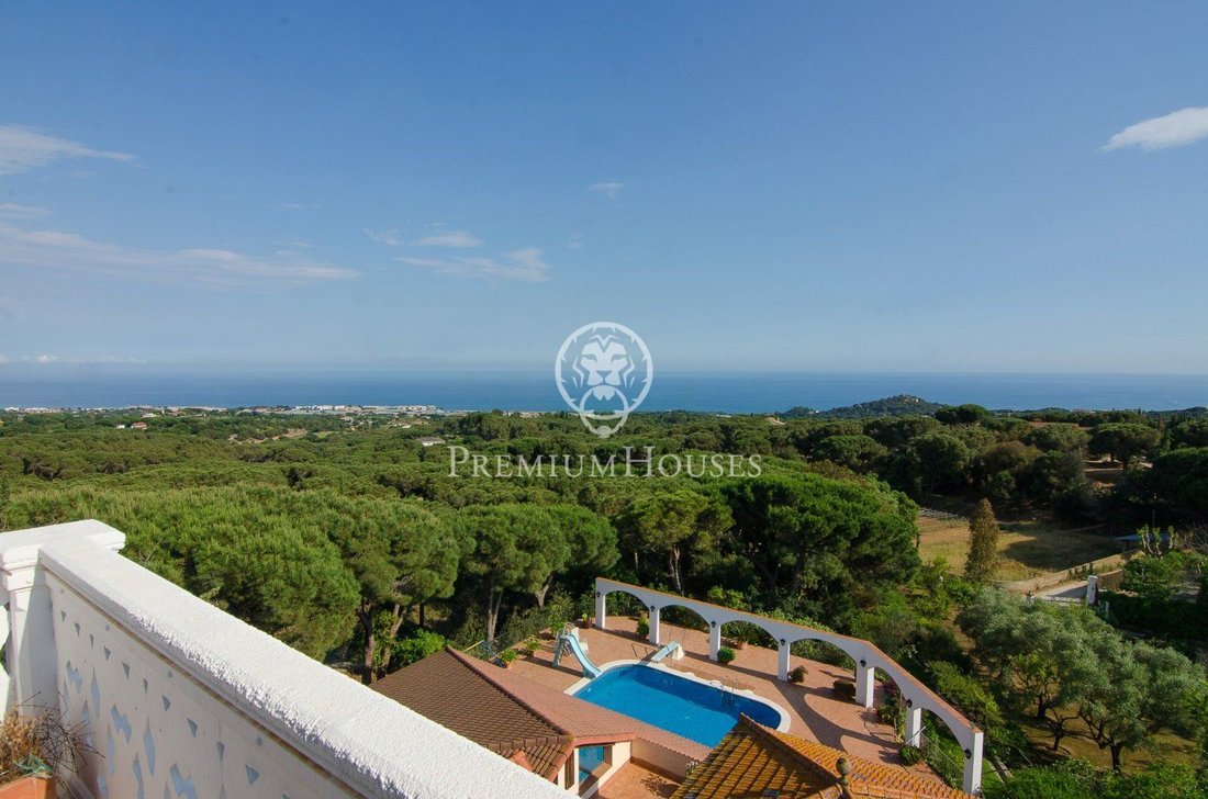 Majestic Estate For Sale With Sea Views In Mataró In Mataró, Catalonia