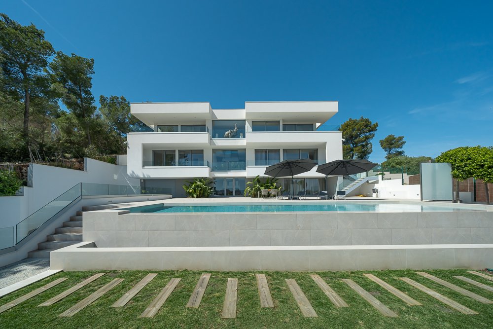 Luxury Modern Villa With Sea Views For In Palma Nova, Balearic Islands ...