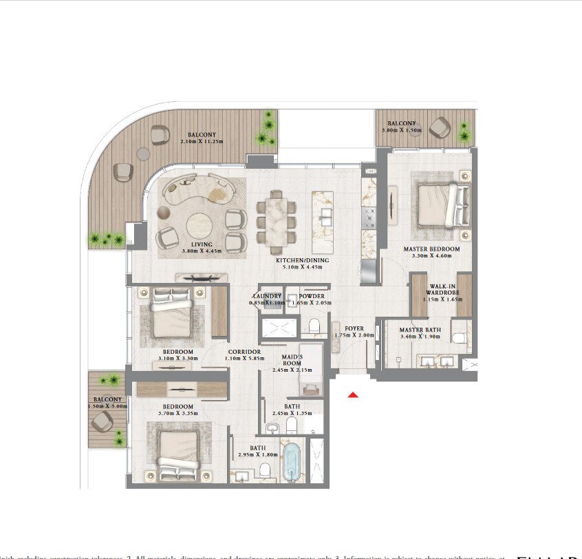 Apartment in Palm Jumeirah, Dubai, United Arab Emirates 2 - 12747343