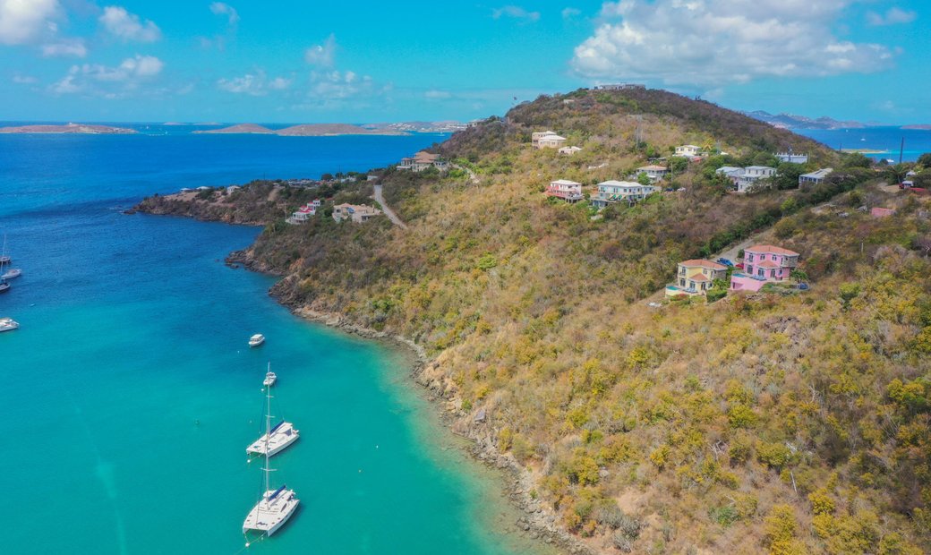 Land St. John Virgin In Cruz Bay, St. John, Isole Vergini Americane In