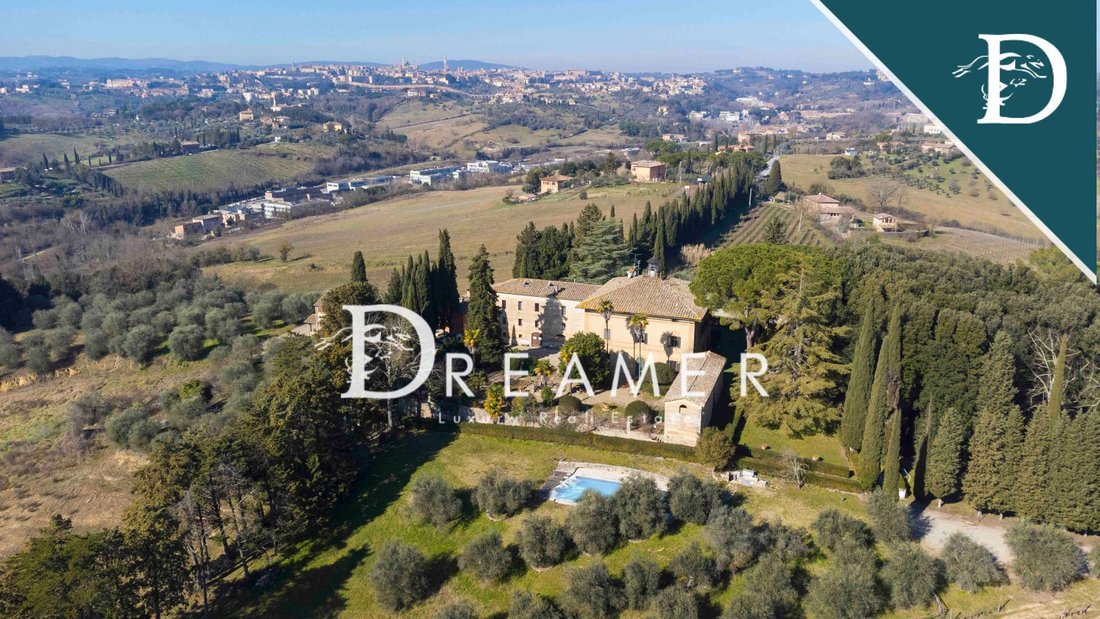Villa à Sienne, Toscane, Italie 1 - 12745955