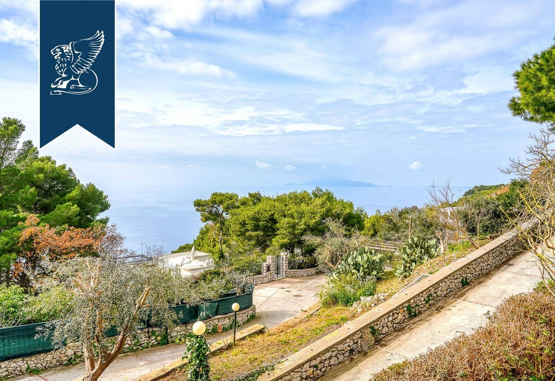 Charming Villa For Sale In Anacapri In Anacapri, Campania, Italy For