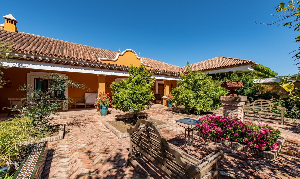 Beautiful Spanish Cortijo With Traditional In Gaucín, Andalusia, Spain