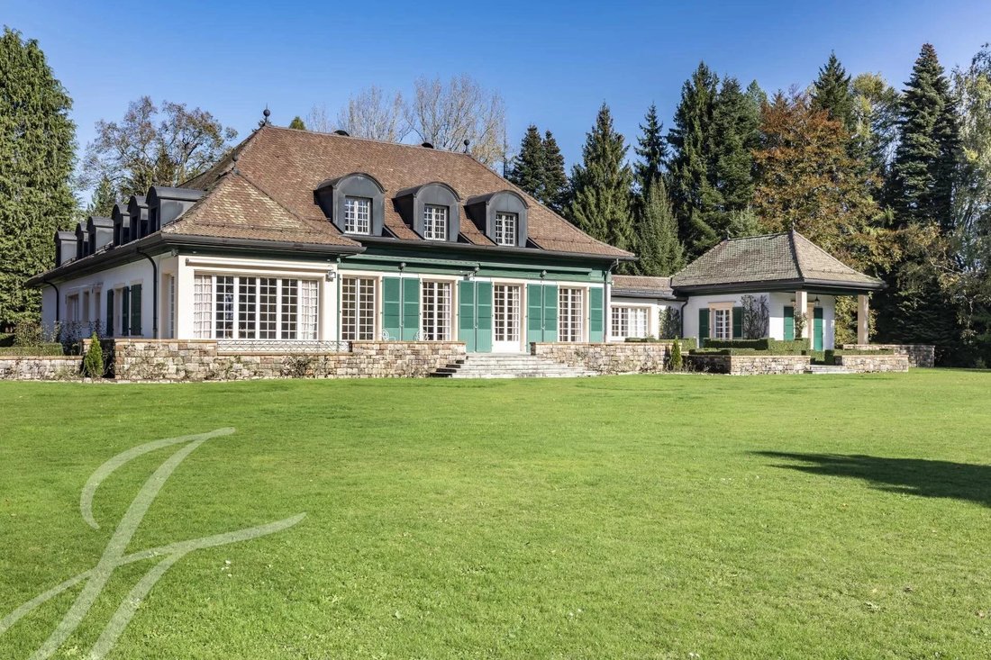 Magnificent Mansion On The Golf Of Lausanne In Lausanne, Vaud