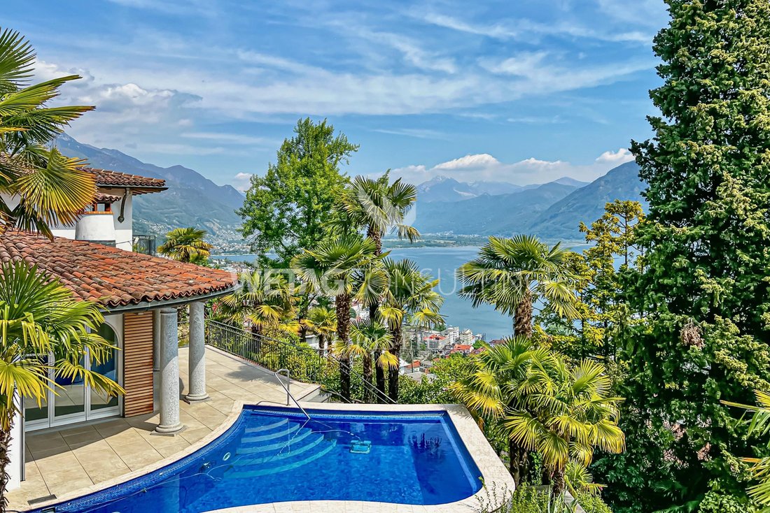 Classic Elegance Combined With A Mediterranean, In Locarno, Ticino