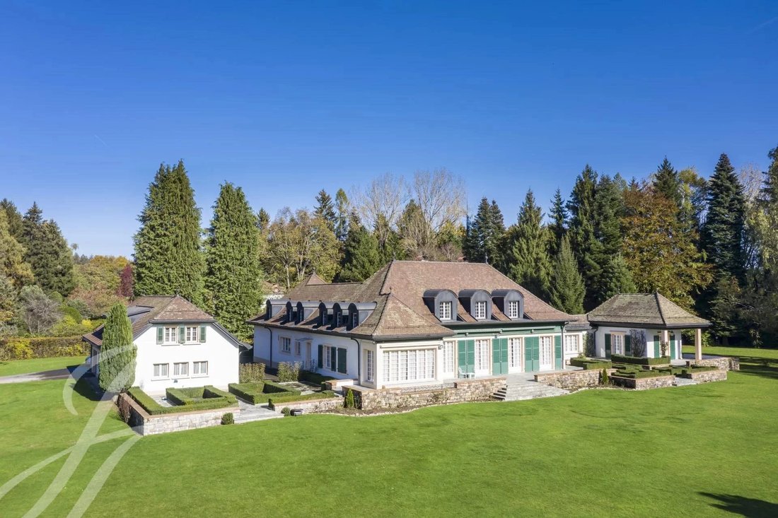 Magnificent Mansion On The Golf Of Lausanne In Lausanne, Vaud