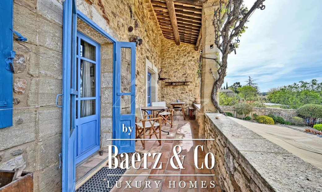 Close To Uzès In A Calm Area, Property With Annex In Uzès, Occitanie