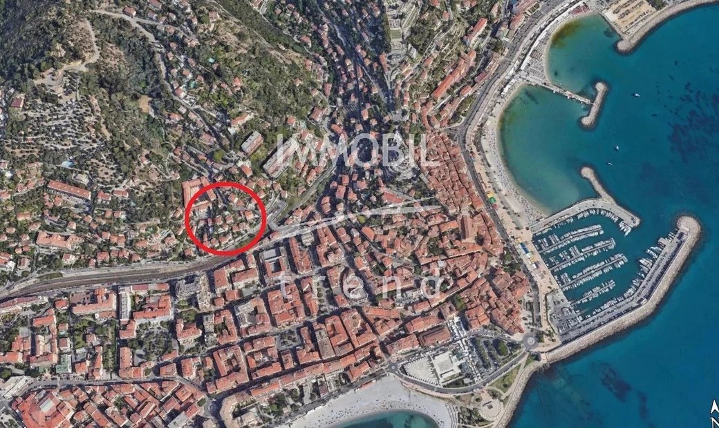 Real Estate Menton Near Center In Menton, Provence Alpes Côte D'azur