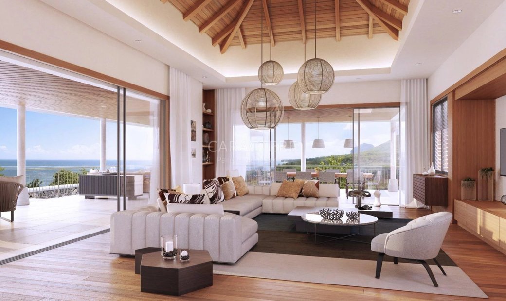 Exceptional Seaview Villa In The In Baie Du Cap, Savanne District