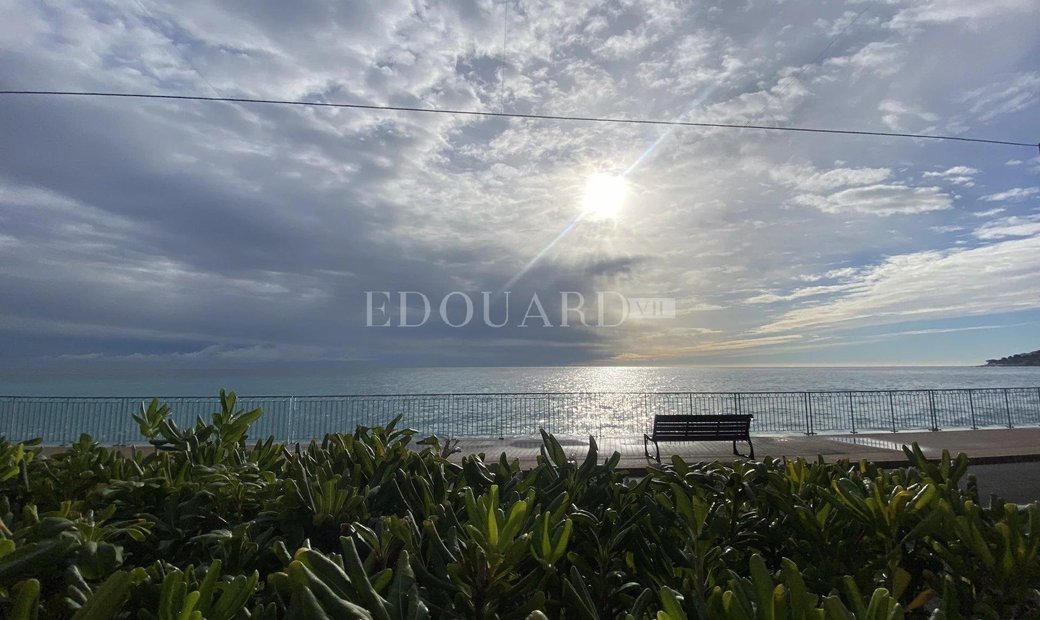 In A Beachfront Building, Two In Menton, Provence Alpes Côte D'azur